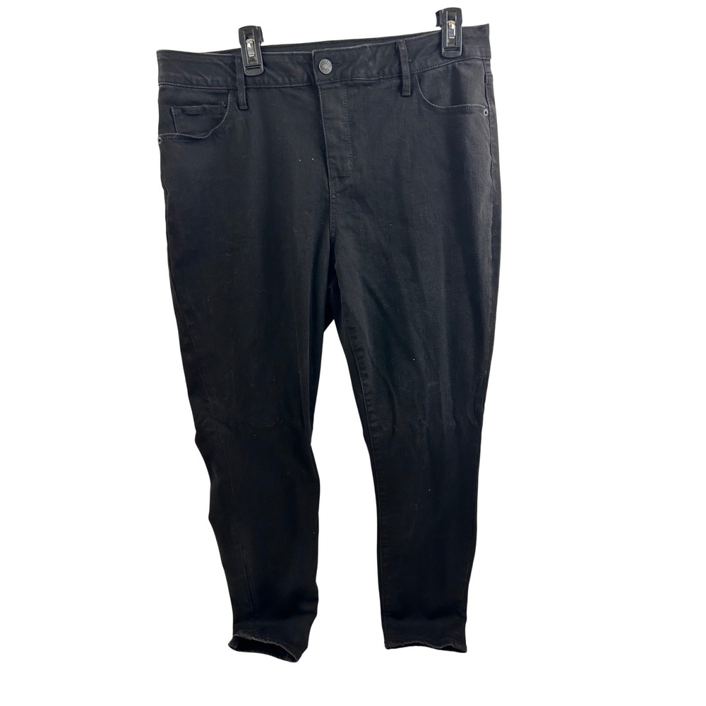 Ava & Viv Skinny Jeans 16W Black High Rise Stretch Denim Women